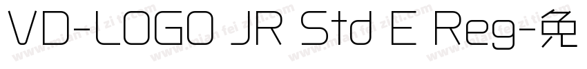 VD-LOGO JR Std E Reg字体转换